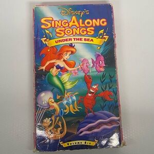 Disney's Sing Along Songs - Under the Sea with Ariel in Blue and Red